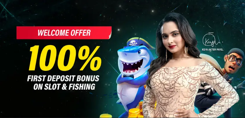 100% Bonus On Slot & Fishing