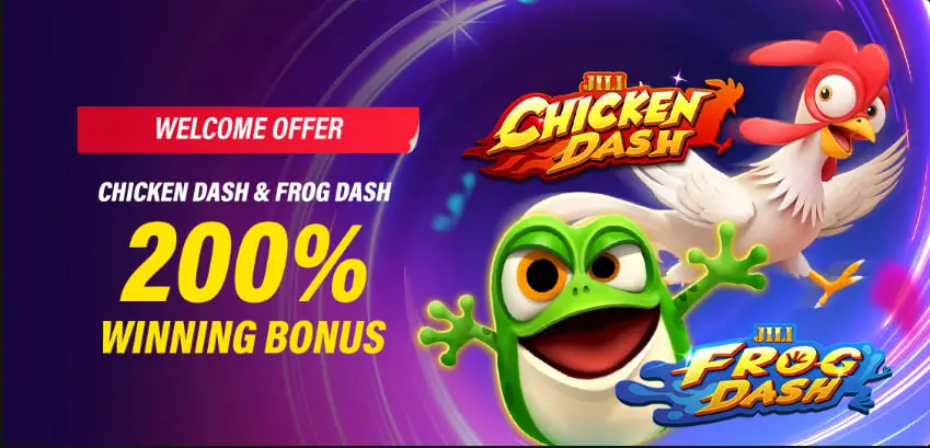 Chicken Dash & Frog Dash Bonus